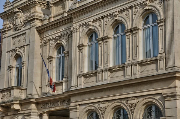 France, the city hall of Meulan — Stock Photo, Image