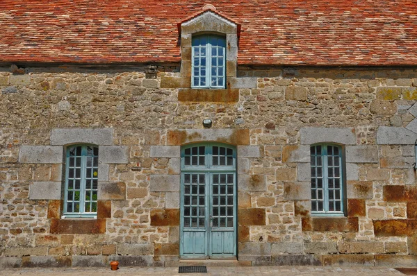 Castillo renacentista de la granja Carrouges en Normandía — Foto de Stock