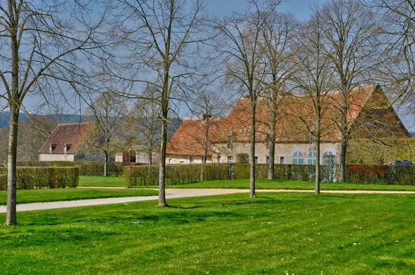 Carrouges reneszánsz kastély farm-ben Normandia — Stock Fotó