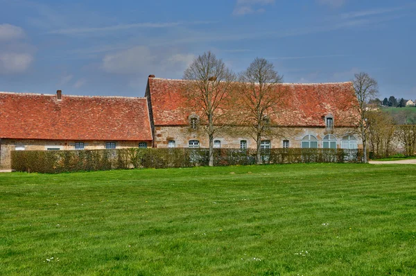 Renaissance kasteel van carrouges boerderij in Normandië — Stockfoto