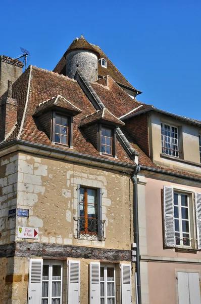 Pitoresca pequena cidade de Mortagne au Perche na Normandia — Fotografia de Stock