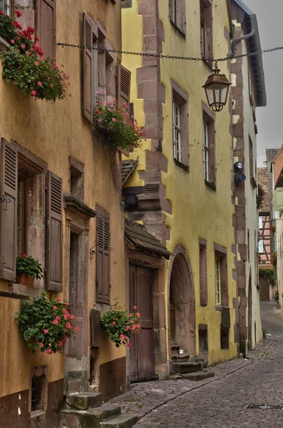 Malerisches Dorf riquewihr im Elsass — Stockfoto