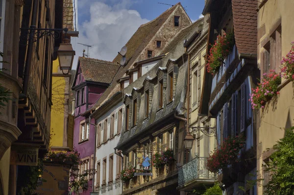 Picturesque village of Riquewihr in Alsace — Stock Photo, Image