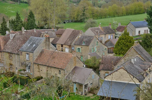 Village pittoresque de Saint Ceneri le Gerei en Normandie — Photo