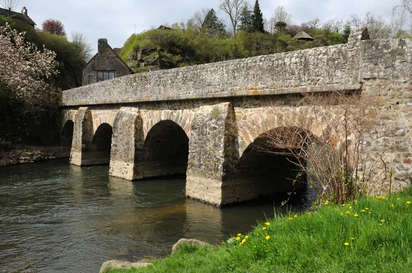 Village pittoresque de Saint Ceneri le Gerei en Normandie — Photo