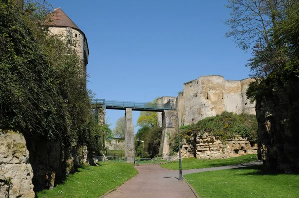 Hrad caen v normandie — Stock fotografie