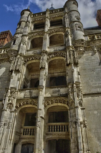Historische kasteel van Châteaudun — Stockfoto