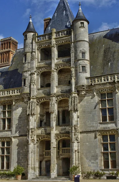 Historický hrad chateaudun — Stock fotografie