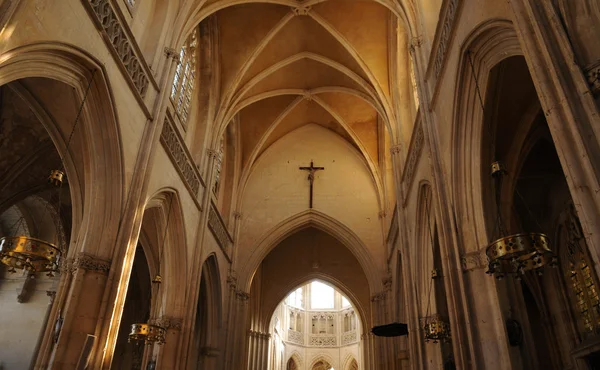 Kyrkan Saint gervais av falaise i normandie — Stockfoto