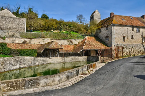 Stary dom umyć jumeauville — Zdjęcie stockowe