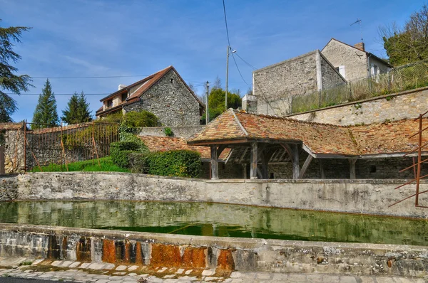 Vecchio lavatoio di Jumeauville — Foto Stock