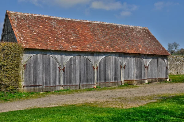 Renesansowy zamek carrouges Farm w Normandia — Zdjęcie stockowe