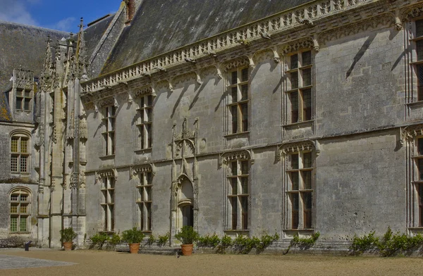 Chateaudun tarihi kale — Stok fotoğraf