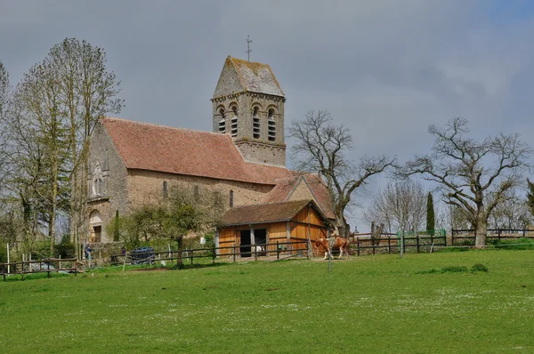 Pittoreska byn saint ceneri le gerei i normandie — Stockfoto