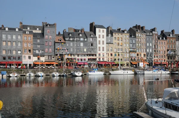 Porto de Honfleur na Normandia — Fotografia de Stock