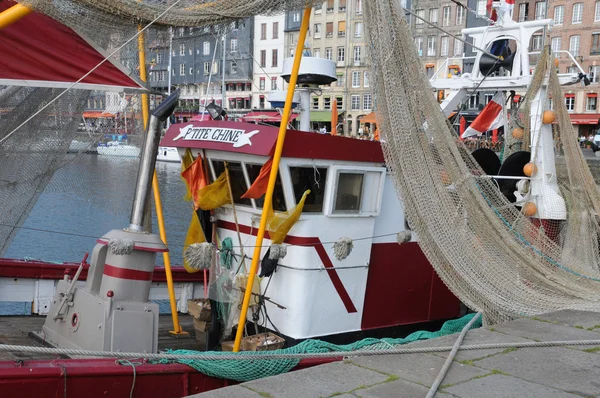 Přístav v normandie honfleur — Stock fotografie