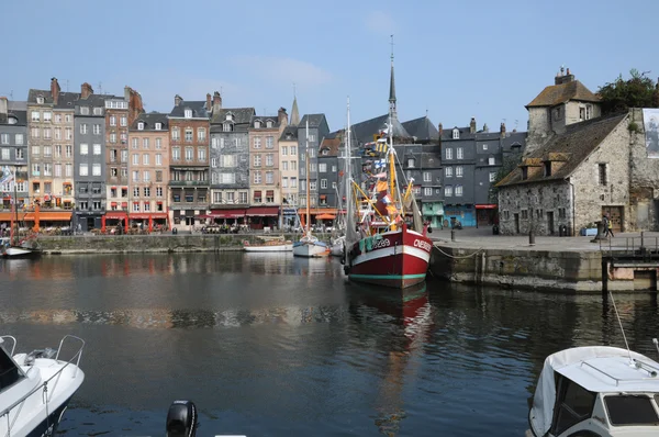 Port de Honfleur en Normandie — Photo