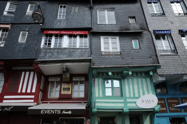 Altes Haus in der Gemeinde honfleur in der normandie — Stockfoto