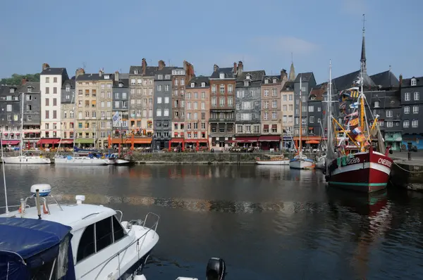 Honfleur normandie, bağlantı noktası — Stok fotoğraf