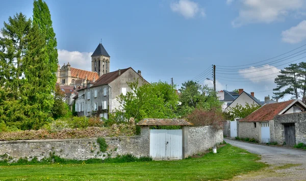 Pueblo de Vetheuil en Val d Oise — Foto de Stock