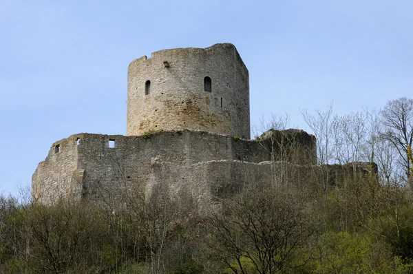 França, castelo de La Roche Guyon — Fotografia de Stock