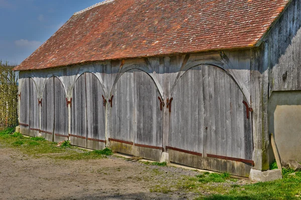 Renesansowy zamek carrouges Farm w Normandia — Zdjęcie stockowe