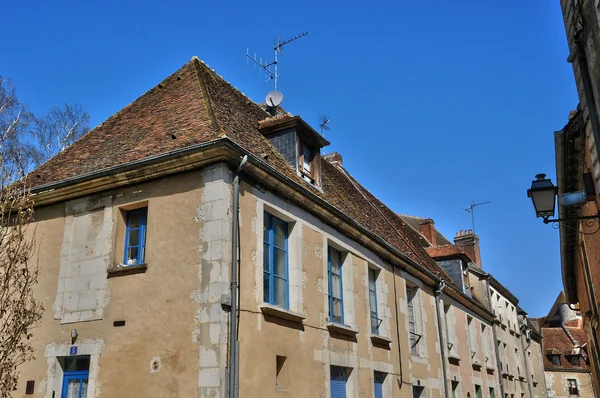 Pintoresca pequeña ciudad de Mortagne au Perche en Normandía —  Fotos de Stock