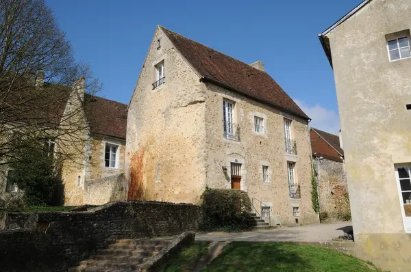 Małej, malowniczej miejscowości mortagne au perche w Normandia — Zdjęcie stockowe