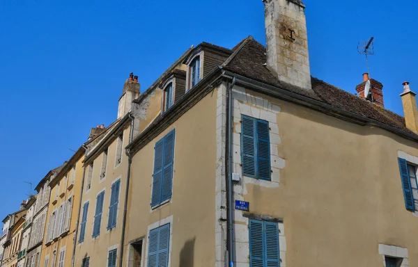 Pintoresca pequeña ciudad de Mortagne au Perche en Normandía — Foto de Stock