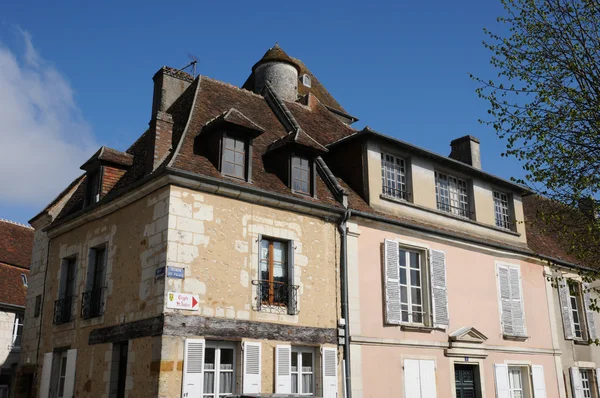 Malebné městečko mortagne au perche v normandie — Stock fotografie