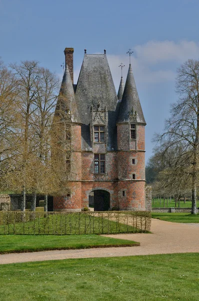 Renässansslottet av carrouges i normandie — Stockfoto