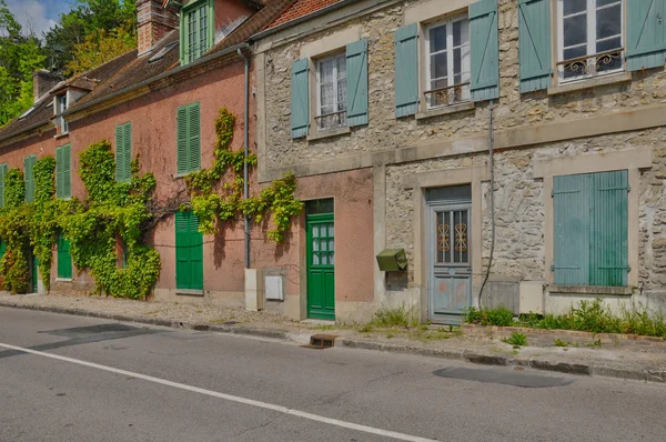 프랑스, 발 d Oise에에서 Vetheuil의 마을 — 스톡 사진
