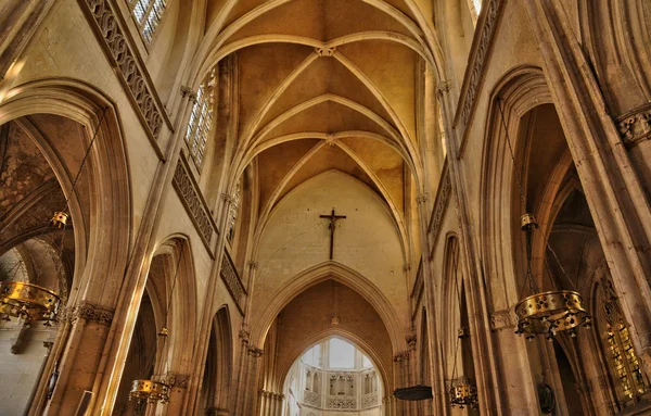 Сен-Жерве церкви Фалез в Нормандії — стокове фото