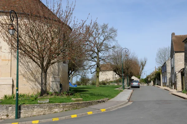 France, il villaggio di Follainville Dennemont in les Yvelines — Foto Stock