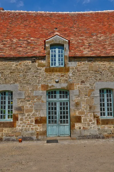 Castillo renacentista de la granja Carrouges en Normandía — Foto de Stock
