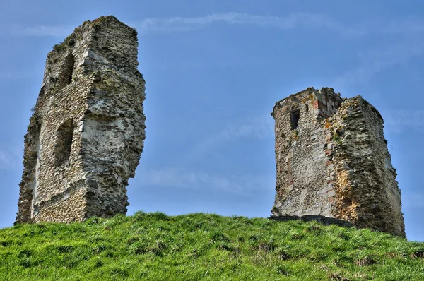 Francia, il castello di Montfort l Amaury — Foto Stock