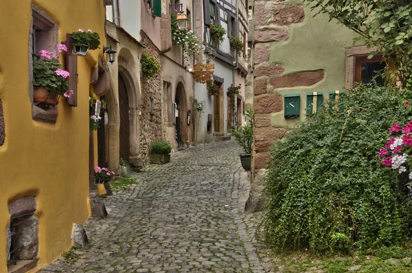 Malerisches Dorf riquewihr im Elsass — Stockfoto