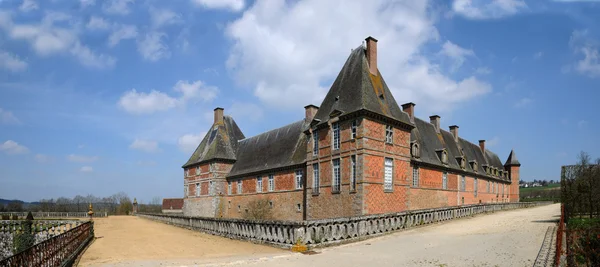 Renaissance castle of Carrouges in Normandie — Stock Photo, Image