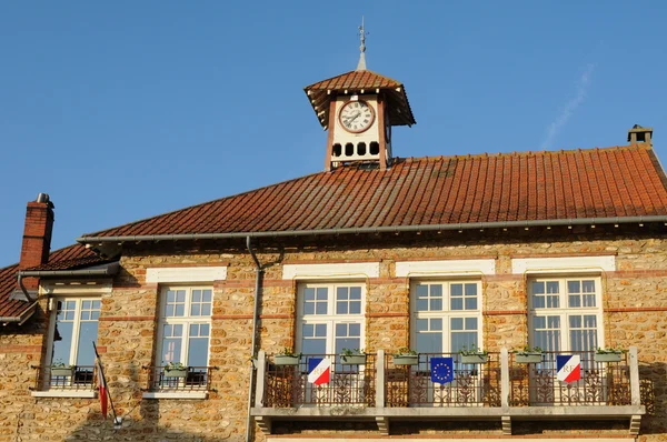 France, the city hall of Chapet — Stock Photo, Image