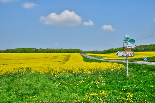 Франція, село Дрокур в Ile de France — стокове фото