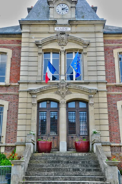 Stadhuis van vetheuil in val d oise — Stockfoto