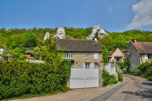 Villaggio di Haute Isle in Val d Oise — Foto Stock