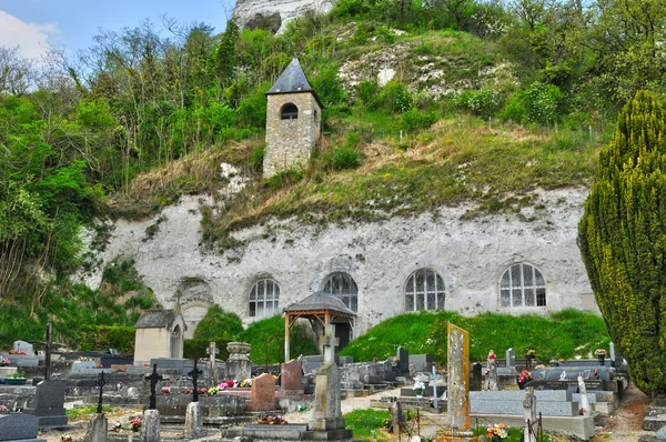 Village of Haute Isle in Val d Oise — Stock Photo, Image