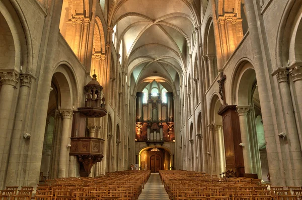 Abbaye aux Hommes en Normandía — Foto de Stock