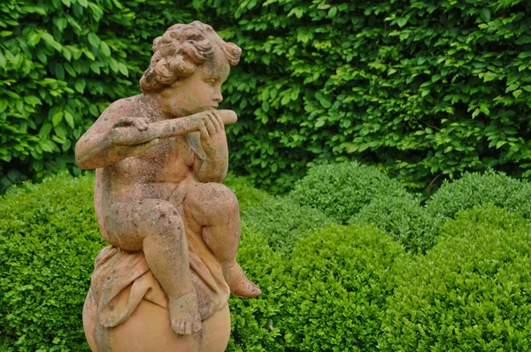 Les jardins du płaci d auge w cambremer w Normandia — Zdjęcie stockowe