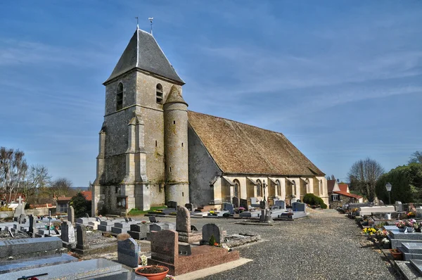 Frankrike, saint remy kyrkan i marcq — Stockfoto