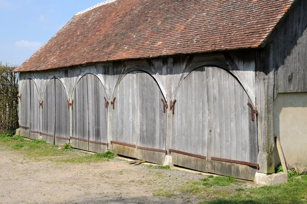 Renässansslott på carrouges gård i normandie — Stockfoto