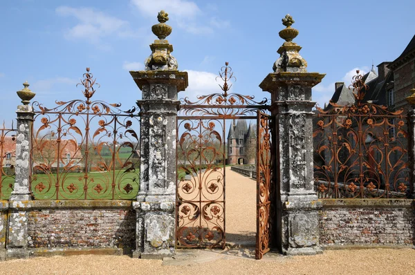 Château renaissance de Carrouges en Normandie — Photo