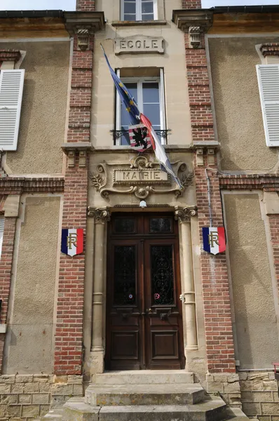 Francia, el ayuntamiento de Ambleville — Foto de Stock