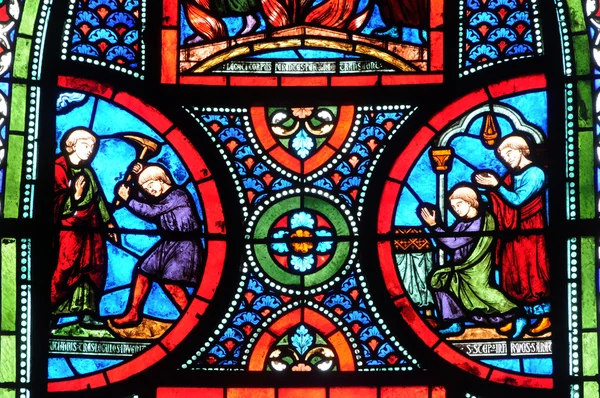 Caen, το abbaye aux hommes στη Γαλλία — Φωτογραφία Αρχείου